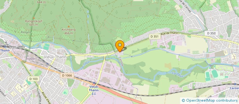 localisation de l'entreprise MONSIEUR SABATINO PALMARINI  CERNAY