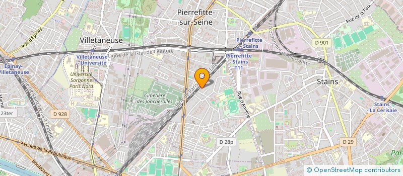 localisation de l'entreprise MONSIEUR SABBIR SAGOR à PIERREFITTE-SUR-SEINE