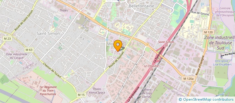 localisation de l'entreprise MONSIEUR SABEIR KHEDER  TOULOUSE