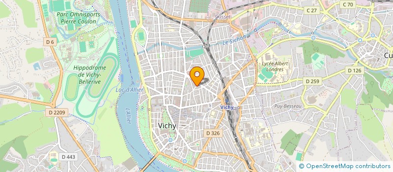 localisation de l'entreprise MONSIEUR SABER ABDELKADER MOHAMED à VICHY