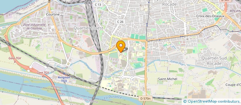 localisation de l'entreprise MONSIEUR SABER AIT BOUJBIR  AVIGNON