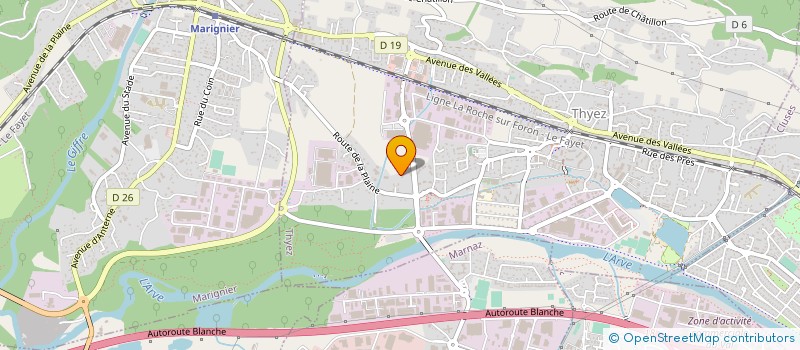 localisation de l'entreprise MONSIEUR SABER AMRI  THYEZ