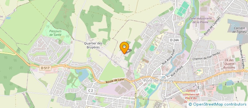 localisation de l'entreprise MONSIEUR SABER BEN HABBA  PONT-DE-CHERUY