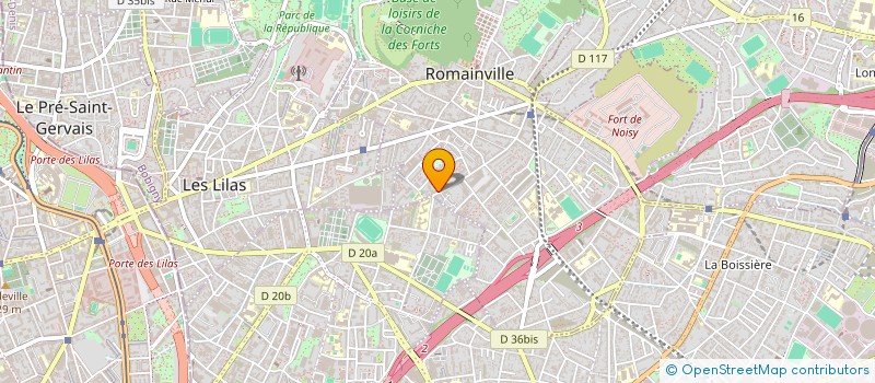 localisation de l'entreprise MONSIEUR SABER BEN HASSEN à ROMAINVILLE