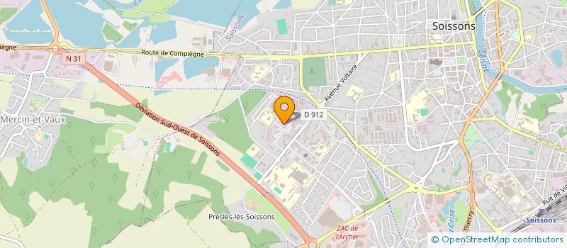localisation de l'entreprise MONSIEUR SABER BENARFA à SOISSONS