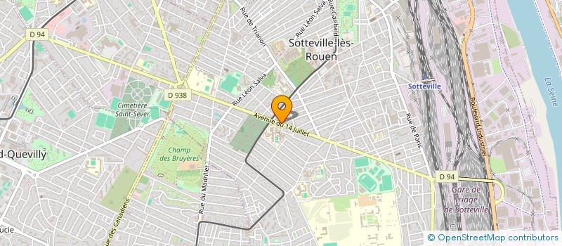 localisation de l'entreprise MONSIEUR SABER BENKLFA à SOTTEVILLE-LES-ROUEN
