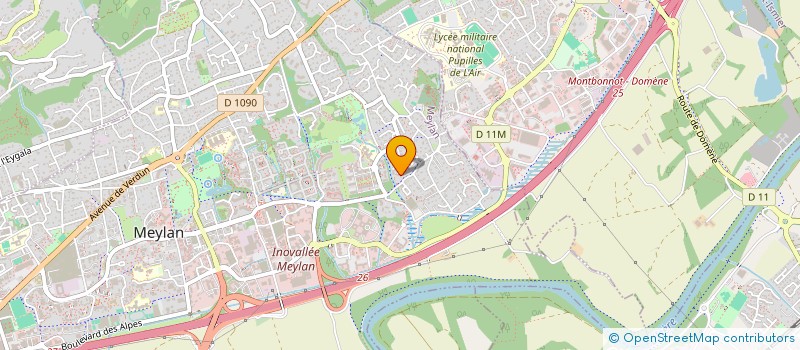 localisation de l'entreprise MONSIEUR SABER BENLEBNA  MEYLAN