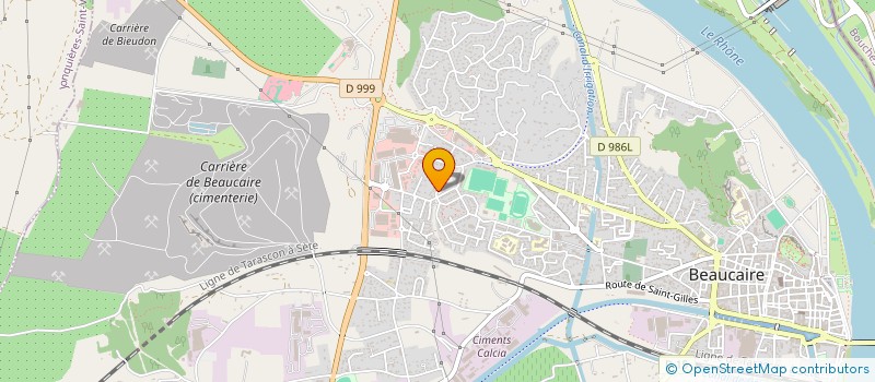 localisation de l'entreprise MONSIEUR SABER BENZIDE  BEAUCAIRE