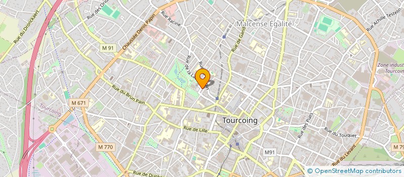 localisation de l'entreprise MONSIEUR SABER BOUDEMAGH à TOURCOING