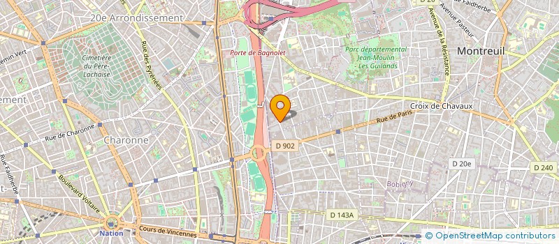 localisation de l'entreprise MONSIEUR SABER BOUKHECHBA à BAGNOLET