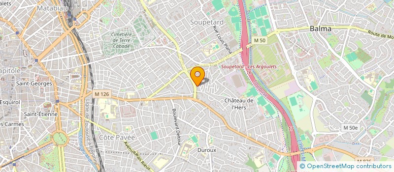 localisation de l'entreprise MONSIEUR SABER BOUTMIRA  TOULOUSE