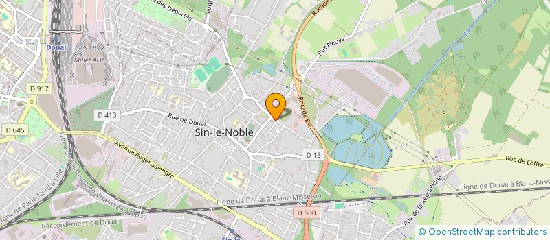 localisation de l'entreprise MONSIEUR SABER BOUZID  SIN-LE-NOBLE