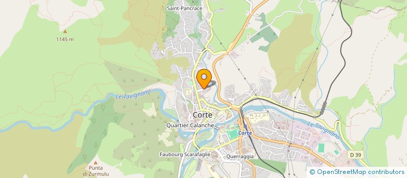 localisation de l'entreprise MONSIEUR SABER CHAHAT à CORTE