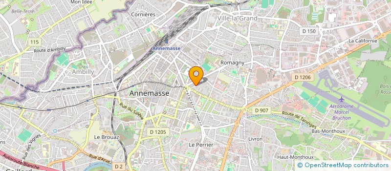 localisation de l'entreprise MONSIEUR SABER CHARGUI  ANNEMASSE