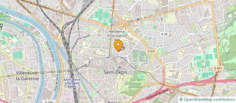 localisation de l'entreprise MONSIEUR SABER CHORFI à SAINT-DENIS