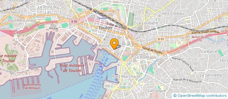 localisation de l'entreprise MONSIEUR SABER DAYNOUNI  TOULON