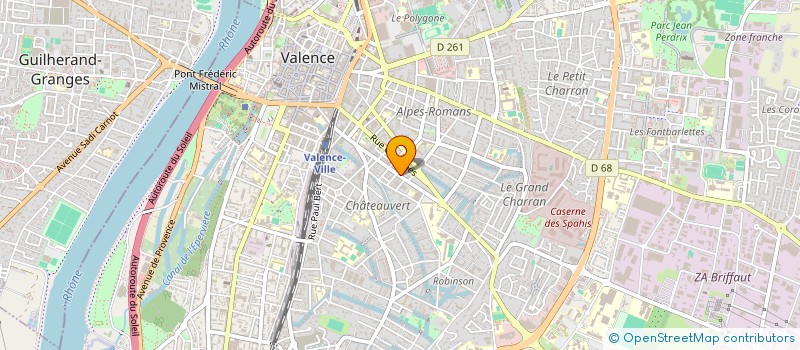 localisation de l'entreprise MONSIEUR SABER GHARSALLAH à VALENCE