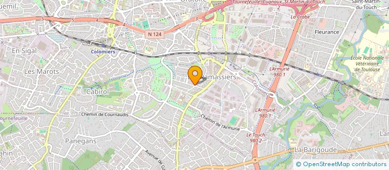 localisation de l'entreprise MONSIEUR SABER HALIMI à COLOMIERS