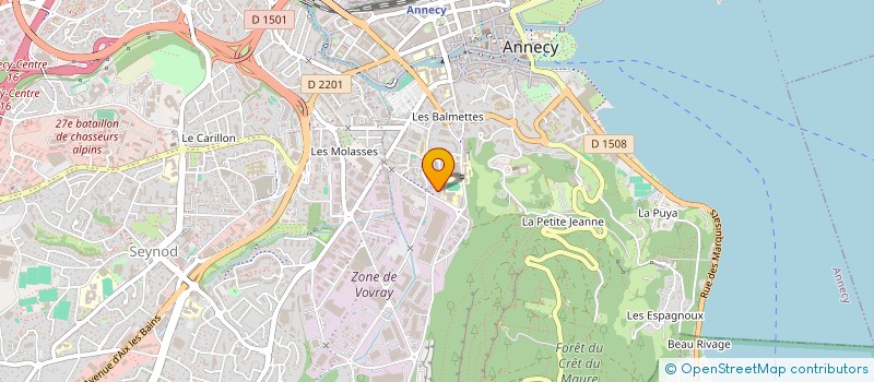 localisation de l'entreprise MONSIEUR SABER INETIDAM  ANNECY