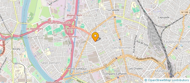localisation de l'entreprise MONSIEUR SABER JOULATI  TOULOUSE