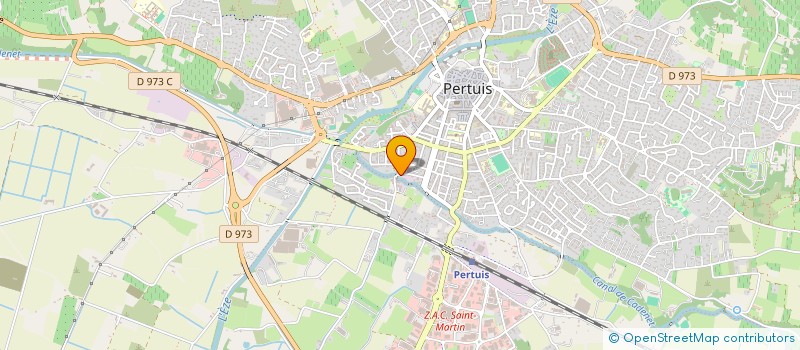 localisation de l'entreprise MONSIEUR SABER LAURENT  PERTUIS