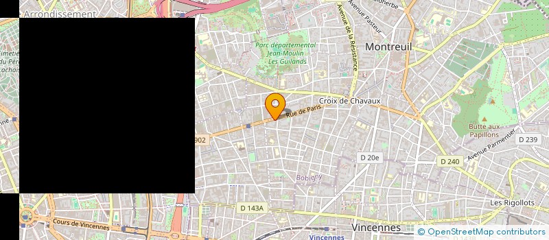 localisation de l'entreprise MONSIEUR SABER MABROUK à MONTREUIL