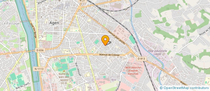 localisation de l'entreprise MONSIEUR SABER RAHIMI  AGEN