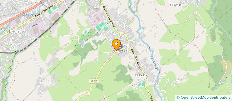 localisation de l'entreprise MONSIEUR SABER SGHAIER  SAINT-PAUL-EN-JAREZ