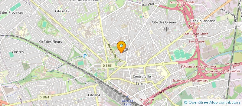 localisation de l'entreprise MONSIEUR SABER YAHYA ABDALLAH  LENS