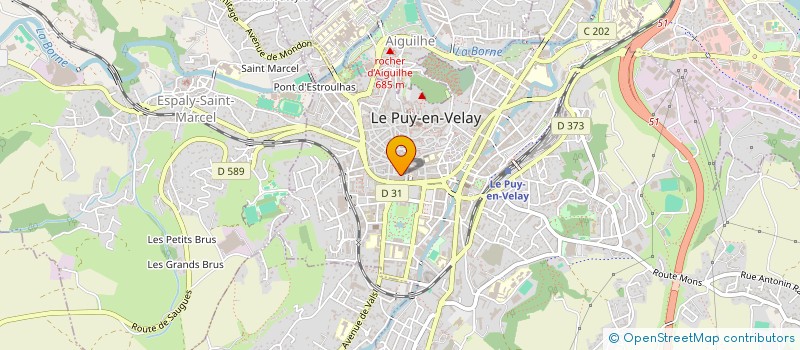 localisation de l'entreprise MONSIEUR SABER YOUSSEF ADAM  LE PUY-EN-VELAY