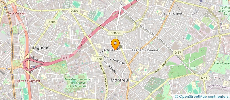 localisation de l'entreprise MONSIEUR SABER ZIANI à MONTREUIL
