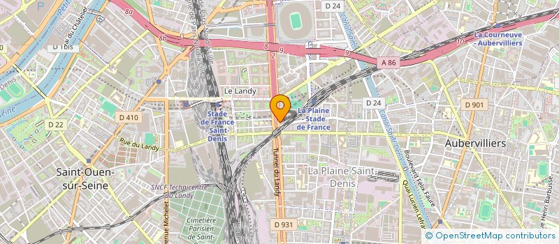 localisation de l'entreprise MONSIEUR SABESAN NADARASAH  SAINT-DENIS