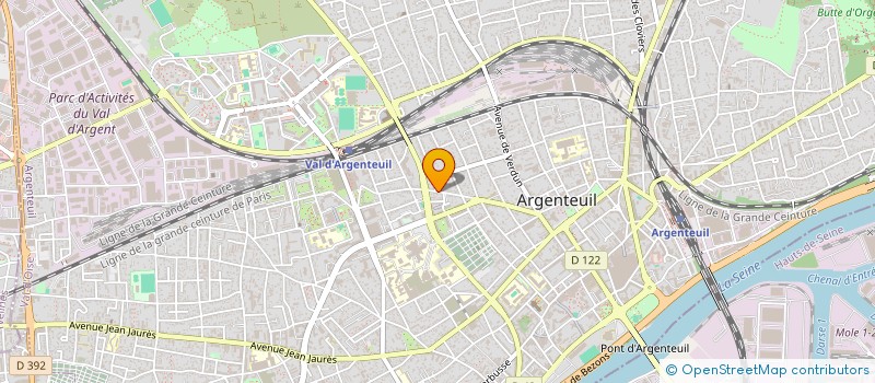 localisation de l'entreprise MONSIEUR SABESAN THANGAVELU  ARGENTEUIL