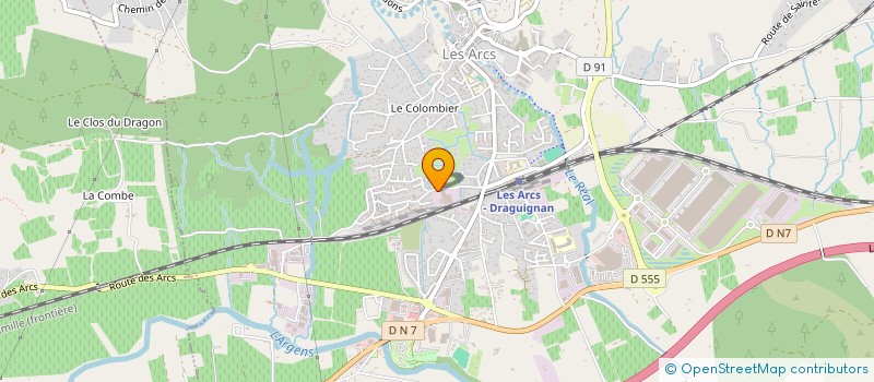 localisation de l'entreprise MONSIEUR SABEUR AYEDI  DRAGUIGNAN