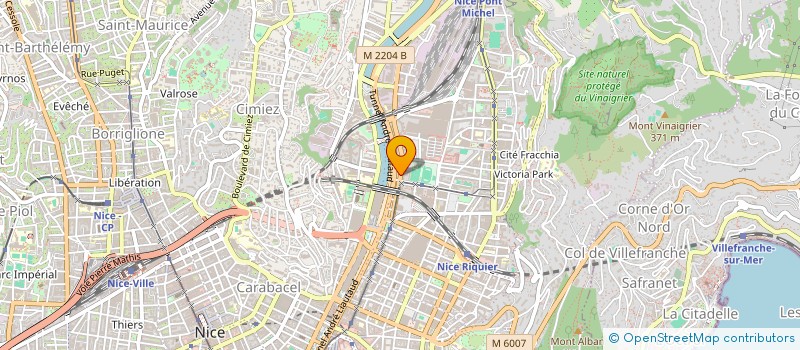 localisation de l'entreprise MONSIEUR SABEUR GACEM à NICE