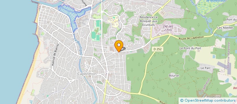 localisation de l'entreprise MONSIEUR SABEUR GHAMMOURI  CAPBRETON