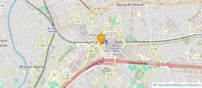 localisation de l'entreprise MONSIEUR SABEUR GHANDRI  NOISY-LE-GRAND