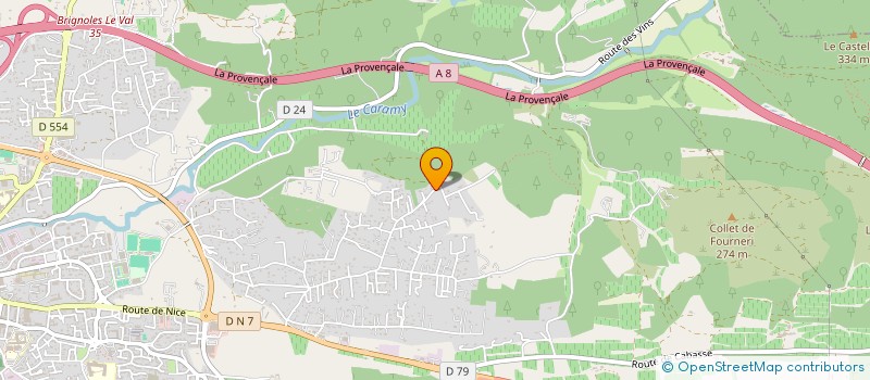 localisation de l'entreprise MONSIEUR SABIN-CRISTIAN PATRANGEAN  BRIGNOLES