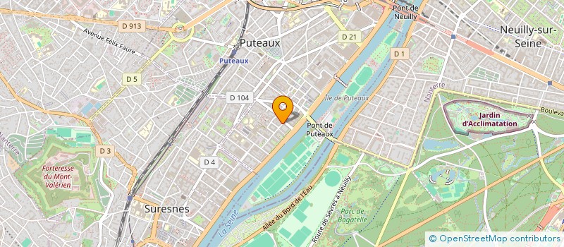 localisation de l'entreprise MONSIEUR SABINE BADILA  PUTEAUX