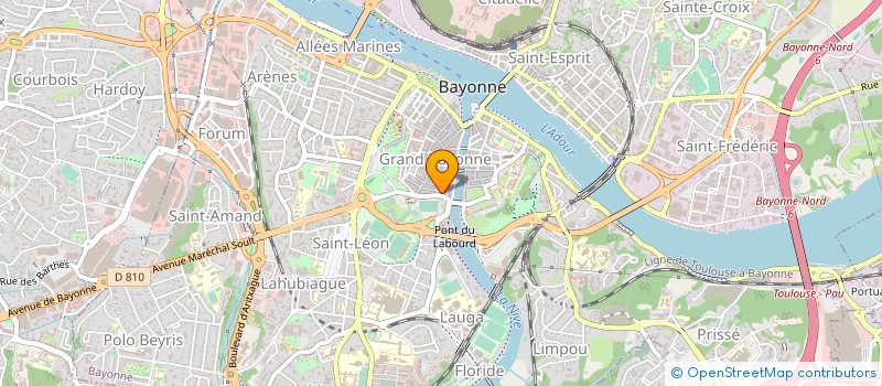 localisation de l'entreprise MONSIEUR SABINO DE CARVALHO à BAYONNE