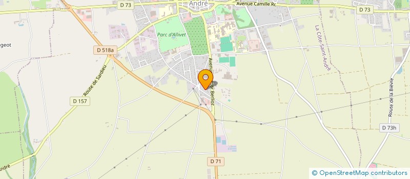 localisation de l'entreprise MONSIEUR SABIR AMSIL  LA COTE-SAINT-ANDRE