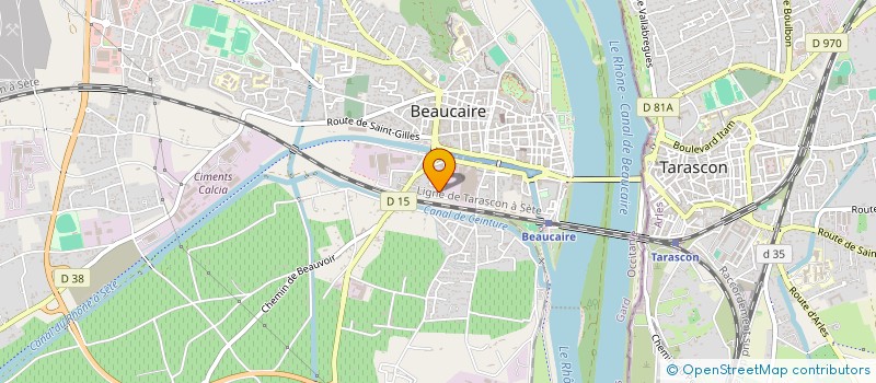 localisation de l'entreprise MONSIEUR SABIR CHERRAD  JONQUIERES-SAINT-VINCENT