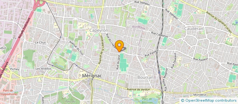 localisation de l'entreprise MONSIEUR SABIR INOUBLI  MERIGNAC