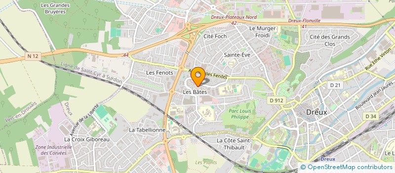 localisation de l'entreprise MONSIEUR SABIR REKLAOUI à DREUX