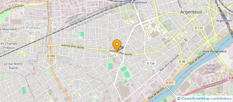 localisation de l'entreprise MONSIEUR SABIR RUGA  ARGENTEUIL