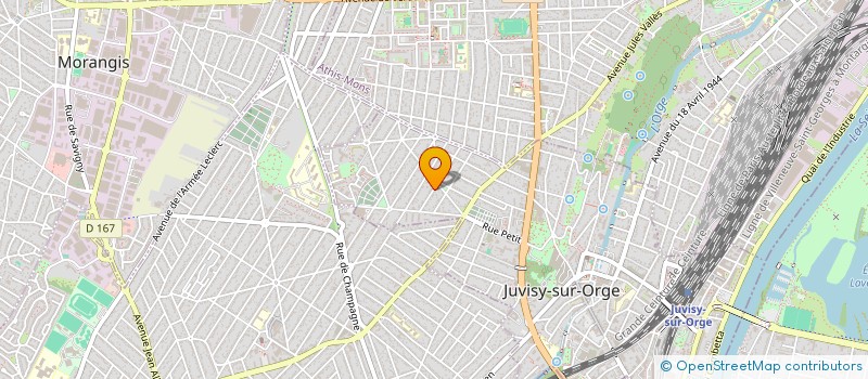 localisation de l'entreprise MONSIEUR SABIR SBAI à JUVISY-SUR-ORGE