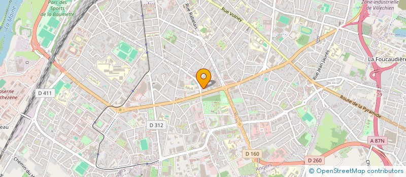 localisation de l'entreprise MONSIEUR SABOOR RAHMANI à ANGERS