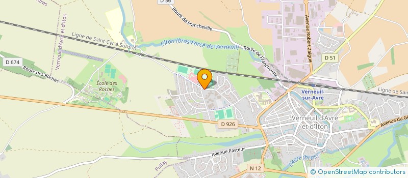 localisation de l'entreprise MONSIEUR SABOU KALLAY  VERNEUIL D'AVRE ET D'ITON