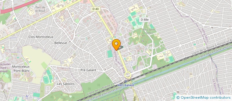localisation de l'entreprise MONSIEUR SABR OUZZINNE  TREMBLAY-EN-FRANCE