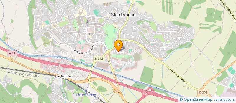 localisation de l'entreprise MONSIEUR SABRI ABDSELEM à L'ISLE-D'ABEAU